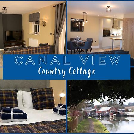 Canal View Cottage With Log Fire & Parking Blisworth Bagian luar foto